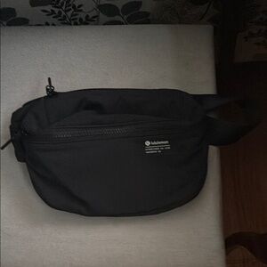 lululemon athletica Black Belt Bag Minimalist Design